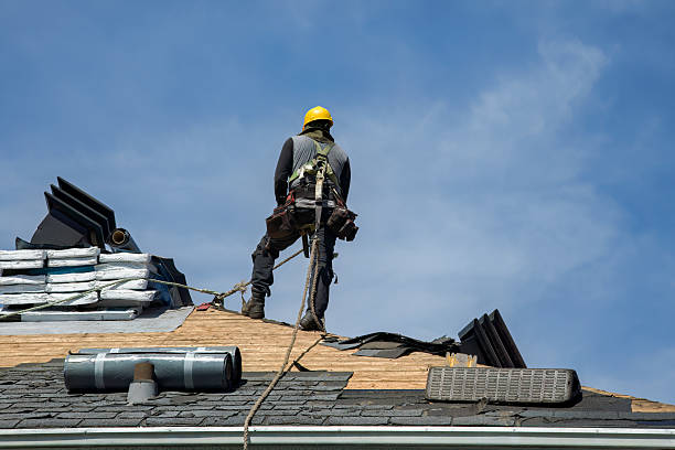 Professional Roofing technician working in Sneads Ferry, NC